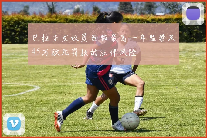 巴拉圭女议员面临最高一年监禁及45万欧元罚款的法律风险